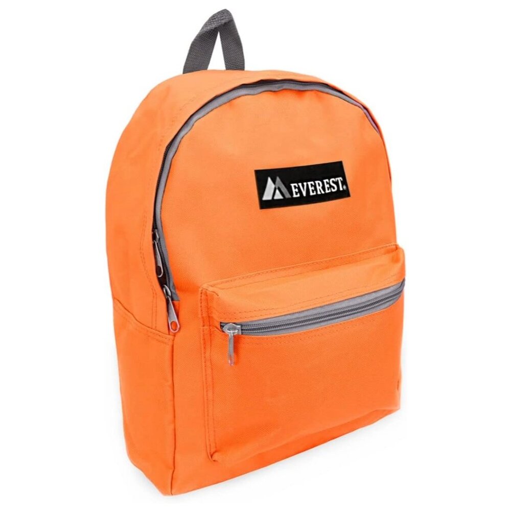 Everest Women's Basic Backpack, ORANGE, Medium NWT - image 5